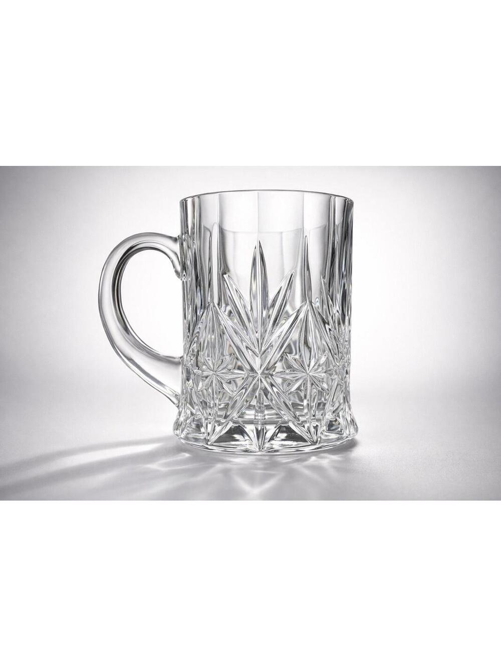 Vintage Cut Crystal Glass Mug